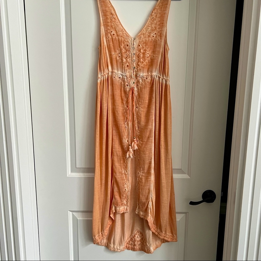 Free People Orange Coverup